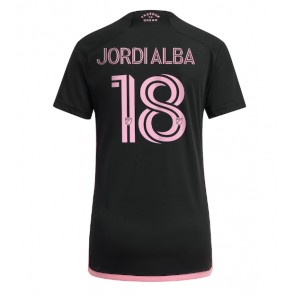 Inter Miami Jordi Alba #18 Udebanetrøje Dame 2023-24 Kort ærmer